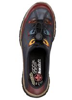 Rieker Slipper mit elastischem Schnellschn&uuml;rsystem BLAU-BUNT