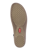 ELENA EDEN Riemchen-Sandale aus Nappaleder und effektvoll geprägtem Veloursleder JEANS