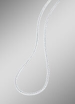 Zopf-Halskette mit Karabiner 