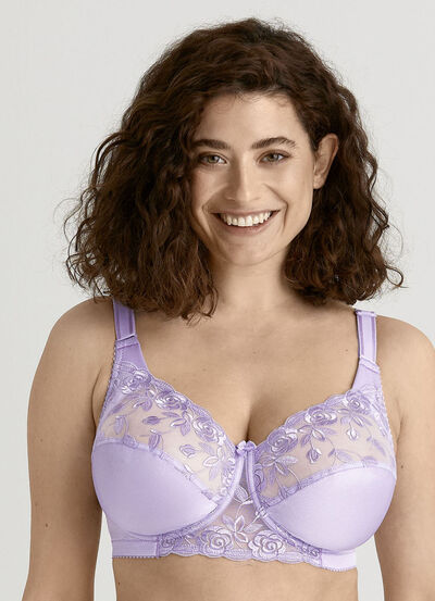  Miss Mary B&uuml;gel-BH mit floraler T&uuml;llstickereispitze im Vorderteil 