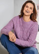 Pullover in hochwertiger Melangeoptik 