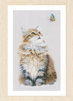 Stick-Set mit K&auml;tzchen-Motiv 