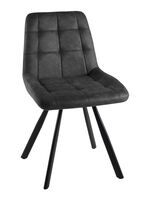 Esszimmerst&uuml;hle, 4er-Set, mit Metallgestell 