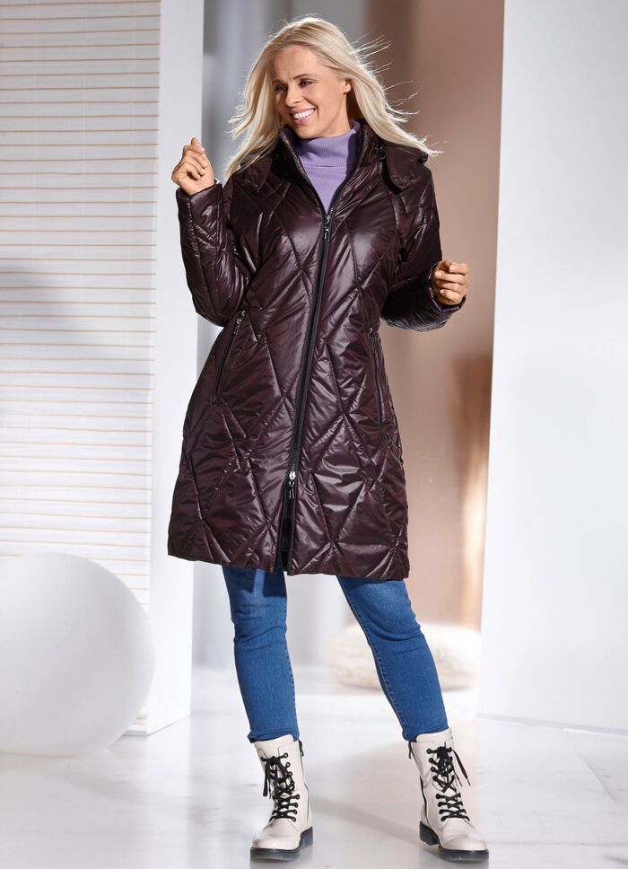 Kurzmantel mit 2-Wege-Rei&szlig;verschluss 