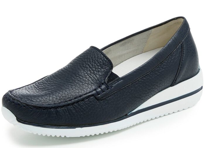 Waldl&auml;ufer, bequeme Damen-Slipper, Weite H, mit herausnehmbarem Fu&szlig;bett 