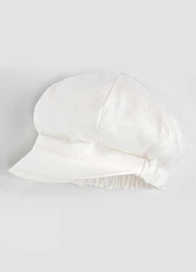 Leichte Damen-Ballonm&uuml;tze mit Elastikeinsatz 