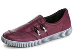 Gemini Slipper aus Rind-Nappaleder mit Zier&ouml;sen BORDEAUX