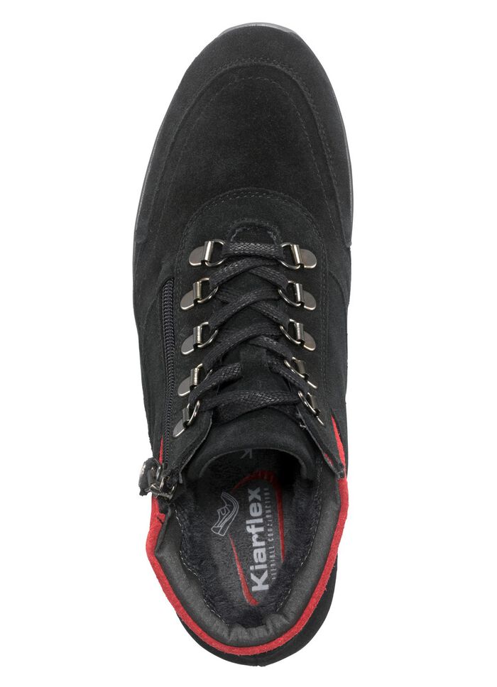 Schn&uuml;r-Bootie mit praktischem Seitenei&szlig;verschluss 