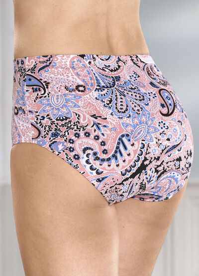 Fünferpack Slips mit Paisley -Dessin 