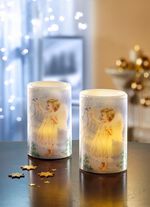 LED-Echtwachskerzen, 2er-Set 