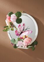 Spiegel mit Sommerblumen 