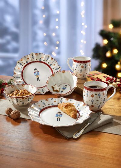 Fr&uuml;hst&uuml;cks-Set Nussknacker, 6-teilig 