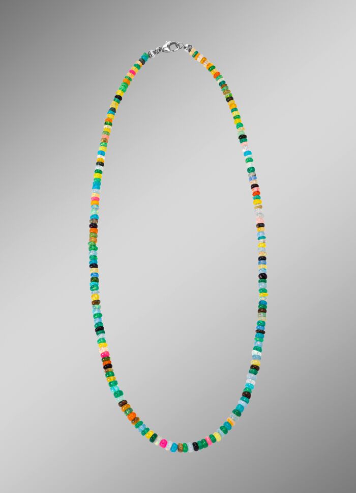 Halskette mit Multi Kristallopal 