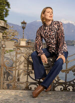 Bluse mit verspielten Volants 