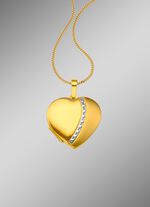 Anh&auml;nger Herz-Medaillon 