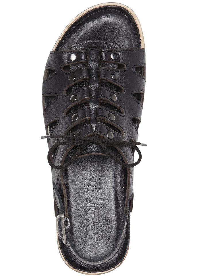 Gemini Sandale mit elastischer Zierschn&uuml;rung 