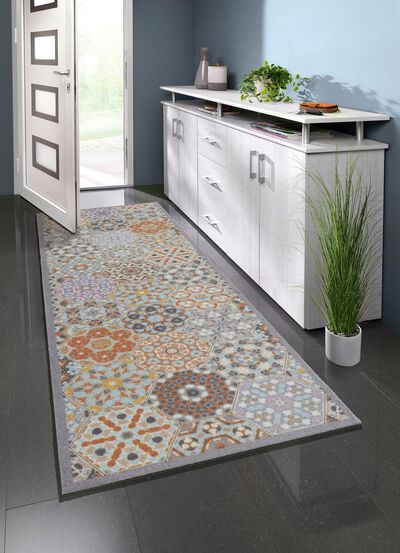 Fu&szlig;matte mit rutschhemmender Latex-R&uuml;ckseite 