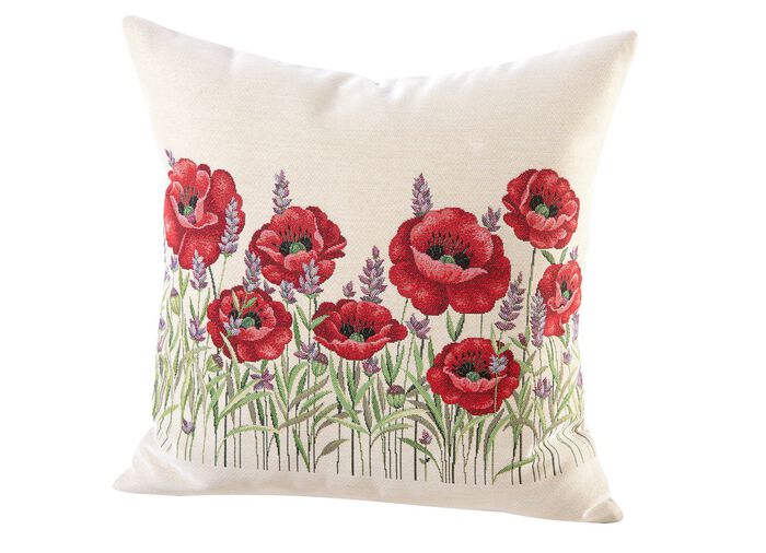 Kissenbez&uuml;ge mit farbenpr&auml;chtigen Blumenmotiven BUNT