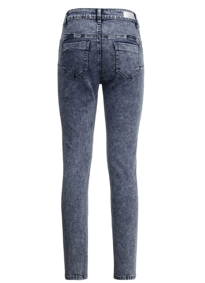 Kn&ouml;chellange, figurformende Jeans 