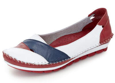 Gemini, klassische Damen-Slipper, Weite G, mit herausnehmbarem Fußbett 