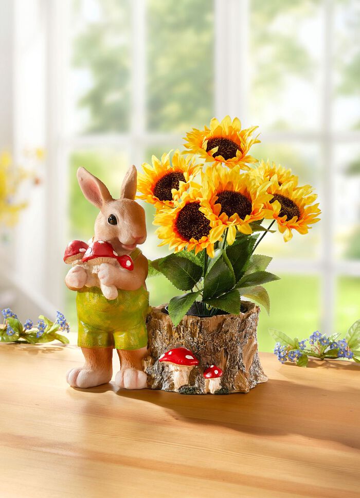 Pflanztopf mit Hase 
