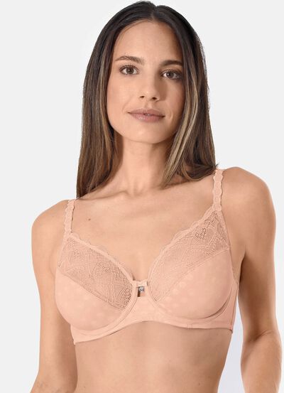 Sassa B&uuml;gel-BH mit h&uuml;bscher Elastikspitze 