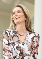 Feiner Metallreif mit echtem Tigerauge 