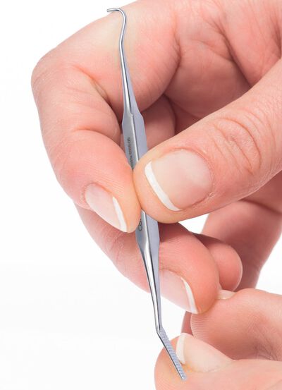 Eckenfeile von Canal aus rostfreiem Edelstahl 