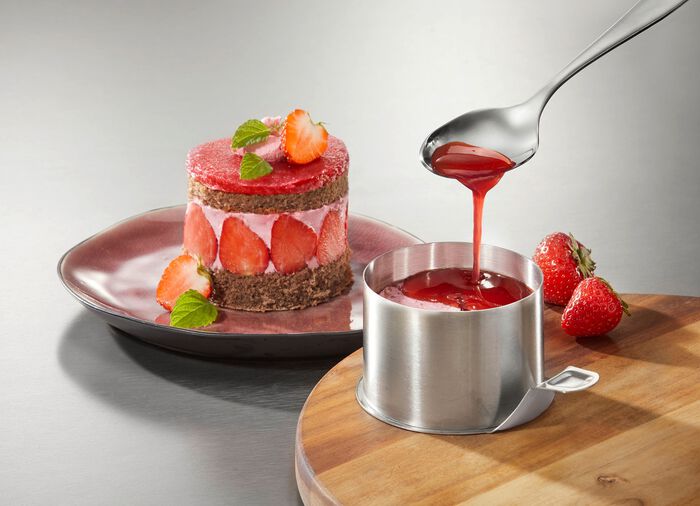 Stoneline Dessert- und Servierringe aus rostfreiem Edelstahl GRAU