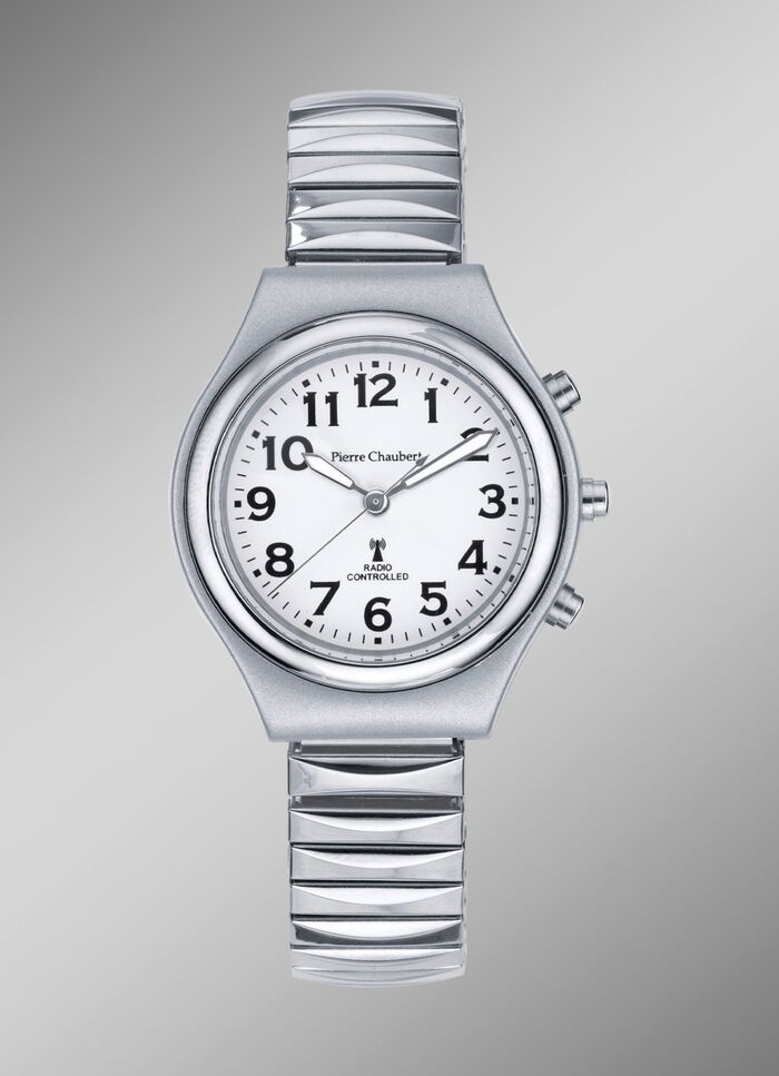 Zeitlose Funk-Damenuhr der Marke Pierre Chaubert 