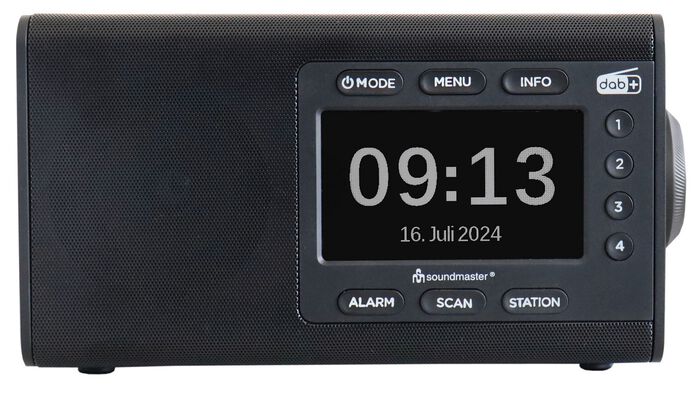 "soundmaster" Digitalradio mit DAB+ SCHWARZ