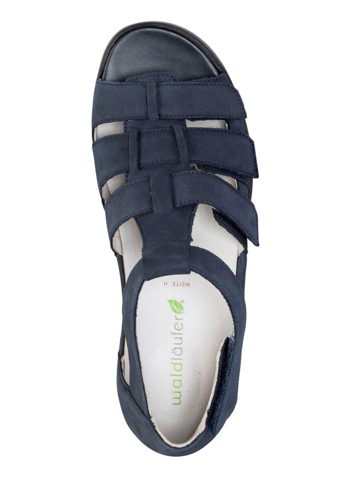 Waldl&auml;ufer, bequeme Damen-Sandalen, Weite H, mit herausnehmbarem Fu&szlig;bett 