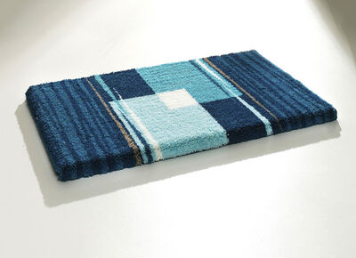 Badgarnitur mit rutschhemmender Rückseite TÜRKIS