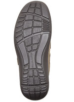 Waldläufer, bequeme Herrn-Slipper, Weite H, mit herausnehmbarem Fußbett TABAKBRAUN