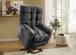 Relaxsessel mit Aufstehhilfe, Massage- und Wärmefunktion DUNKELGRAU