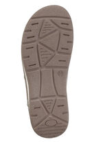 ELENA EDEN, bequeme Damen-Pantoletten, Weite H, mit herausnehmbarem Fußbett TAUPE-ANTIKBRONZE