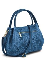 Laurina Tasche mit edler Prägung BLAU