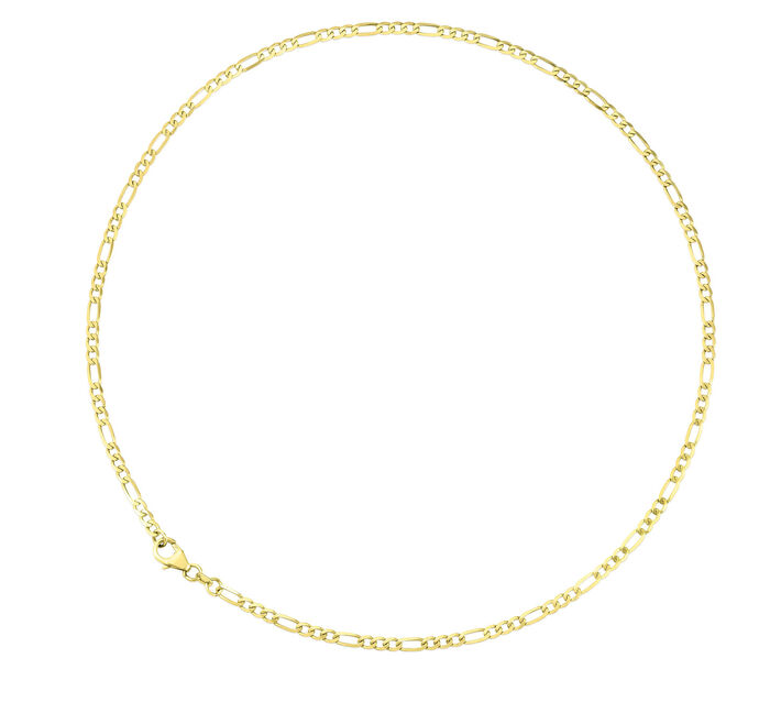 Diamantierte Figarokette 