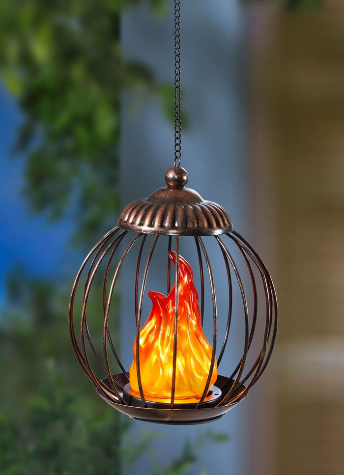 Solar-Laterne &bdquo;Flammen&ldquo; 