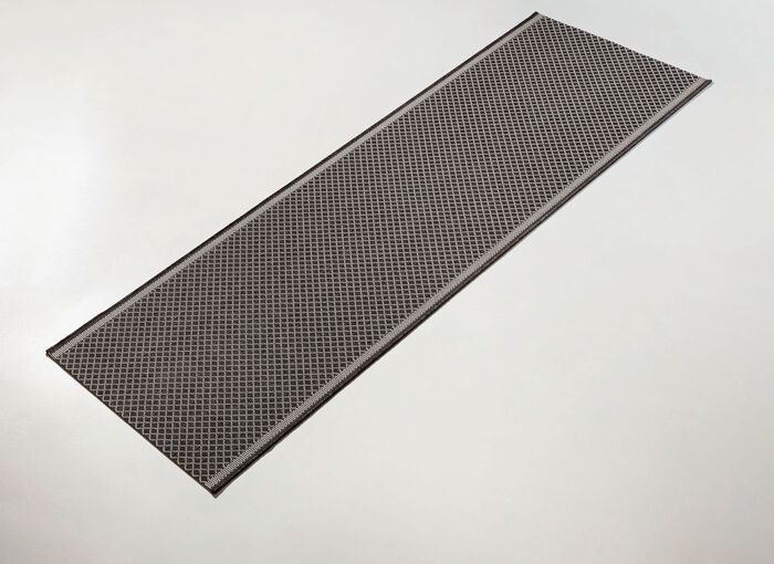 Flache L&auml;ufer in Sisaloptik nach Wunschmass ANTHRAZIT