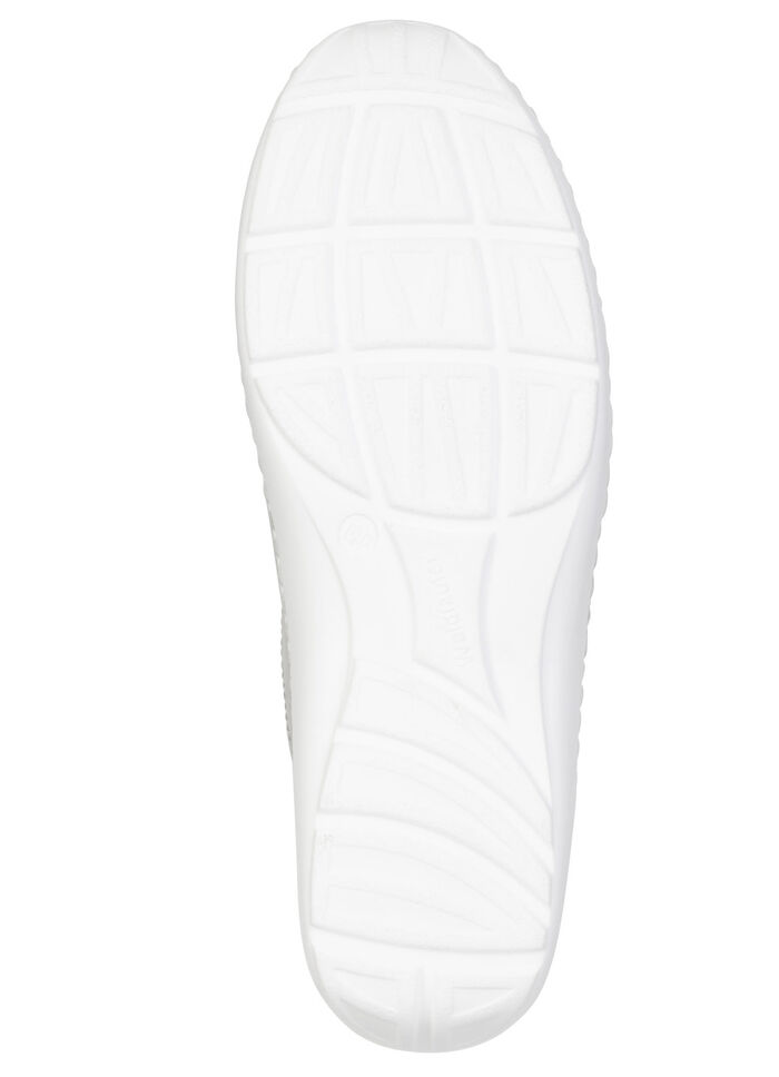 Waldläufer, bequeme Damen-Slipper, Weite H, mit herausnehmbarem Fußbett CHAMPAGNER