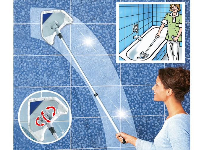 Nie mehr b&uuml;cken mit dem Multiflex-Wischer-Set 