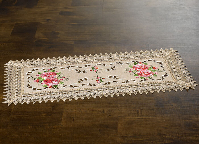 Raumdekoration mit entzückendem floralem Motiv ECRU