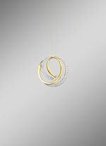 Anh&auml;nger in Bicolor mit Zirkonia 