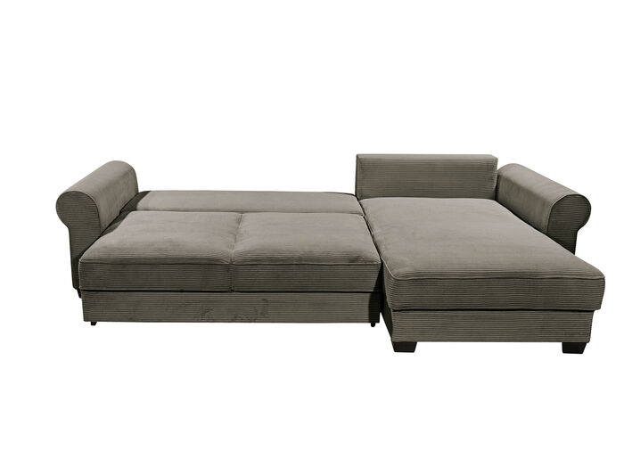 Moderne Polsterecke mit Bettfunktion BRAUN