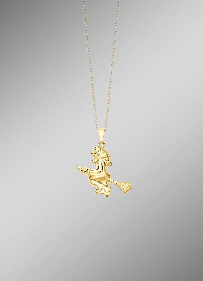 Bezaubernder Anh&auml;nger mit Hexe 