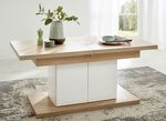 Couchtisch mit Schrankfunktion EICHE SONOMA-WEISS