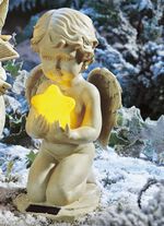 Solarengel mit Stern 