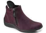 ELENA EDEN Bootie aus Nubukleder BORDEAUX