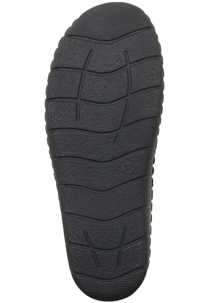 ELENA EDEN, bequeme Damen-Pantoletten, Weite H, mit herausnehmbarem Fu&szlig;bett BRAUN-BORDEAUX